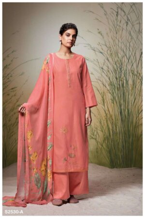 My Fashion Road Ganga Fashion Madalyn Exclusive Cotton Silk Dress | S2530-A