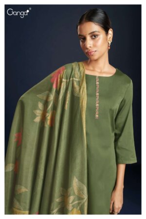 My Fashion Road Ganga Marisol Exclusive Silk Cotton Ladies Salwar Suit | S2370-A
