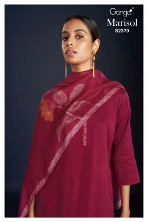 My Fashion Road Ganga Marisol Exclusive Silk Cotton Ladies Salwar Suit | S2370-D