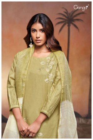 My Fashion Road Ganga Oakleigh Fashion Cotton Suit | S2549-A