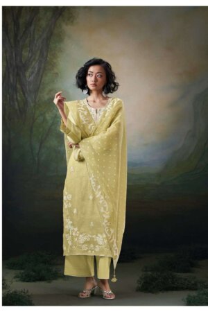 My Fashion Road Ganga Parisa Premium Designs Linen Suit | C1830