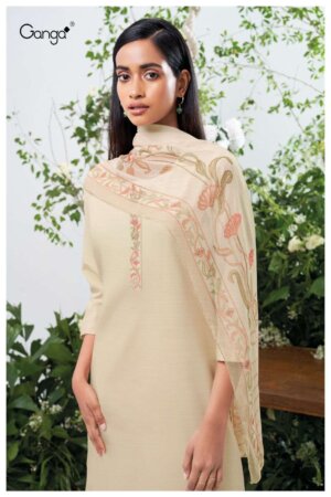 My Fashion Road Ganga Pavika Fancy Silk Cotton Salwar Kameez | S2570-D