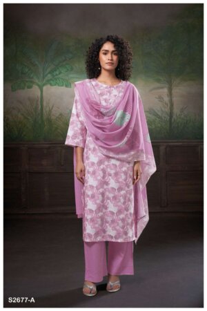 My Fashion Road Ganga Ridah Premium Cotton Salwar Suit | S2677-A
