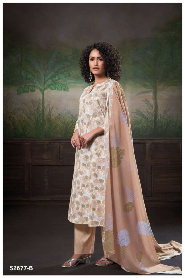 My Fashion Road Ganga Ridah Premium Cotton Salwar Suit | S2677-B
