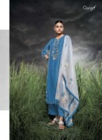 My Fashion Road Ganga Vashti Designer Silk Ladies Dress | C1861