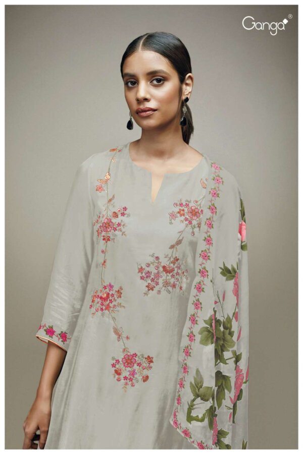 My Fashion Road Ganga Zinnia Premium Designs Silk Suit | S1750-D