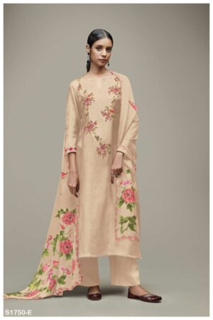 My Fashion Road Ganga Zinnia Premium Designs Silk Suit | S1750-E