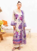 My Fashion Road Nureh Gardenia Embroidered Printed Lawn Collection 2024 | NS-138 My Fashion Road Nureh Gardenia Embroidered Printed Lawn Collection 2024 | NS-138