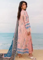 My Fashion Road Nureh Gardenia Embroidered Printed Lawn Collection 2024 | NS-132