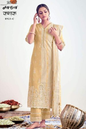 My Fashion Road Jay Vijay Aanando Kathak Exclusive Cotton Suit | 8923-C
