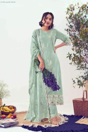 My Fashion Road Jay Vijay Gulroz Ethnic Wear Fancy Cotton Suit | GR 9207