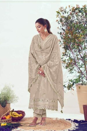 My Fashion Road Jay Vijay Gulroz Ethnic Wear Fancy Cotton Suit | GR 9203