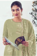 My Fashion Road Jay Vijay Gulroz Ethnic Wear Fancy Cotton Suit | GR 9204