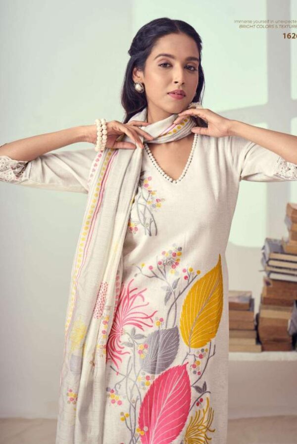 My Fashion Road Jay Vijay Summer Petals Fancy Jacquard Ladies Suit | 1626