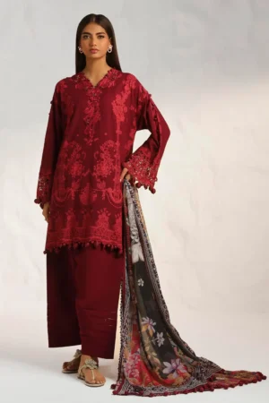 My Fashion Road Sana Safinaz Muzlin Unstitched Lawn | Spring V2 | M242-008B-CK