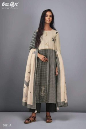 My Fashion Road Omtex Gunjan Latest Designs Silk Suit | 5081-A