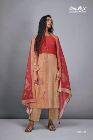 My Fashion Road Omtex Gunjan Latest Designs Silk Suit | 5081-D
