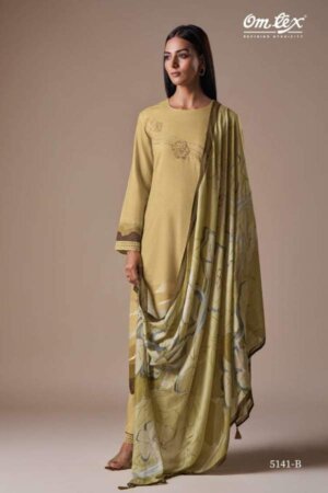 My Fashion Road Omtex Sarova Exclusive Linen Cotton Ladies Suit | 5141-B