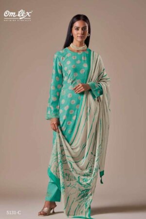 My Fashion Road Omtex Vivanta Fancy Silk Hit Designs Ladies Suit | 5131-C