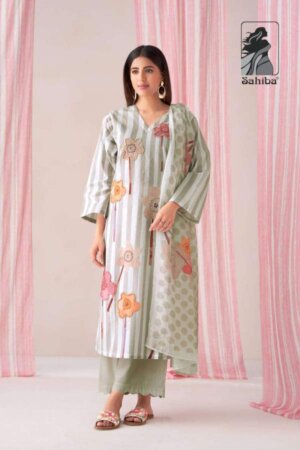 My Fashion Road Sahiba Ira Exclusive Pure Cotton Ladies Dress | 8709