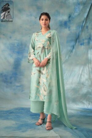 My Fashion Road Sahiba Navya Cotton Unstitched Pant Style Suit | 6775