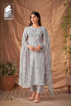 My Fashion Road Sahiba Prisha Latest Style Cotton Unstitch Suit | 8463