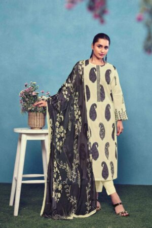 My Fashion Road Sahiba Vaani Pure Cotton Lawn Fancy Ladies Suit | 6375