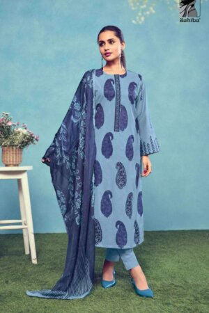 My Fashion Road Sahiba Vaani Pure Cotton Lawn Fancy Ladies Suit | 6332