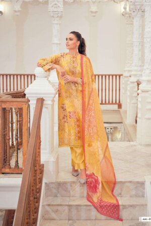 My Fashion Road Varsha Asmira Exclusive Linen Cotton Ladies Suit | AM-01