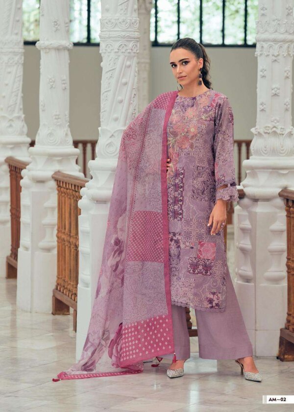 My Fashion Road Varsha Asmira Exclusive Linen Cotton Ladies Suit | AM-02