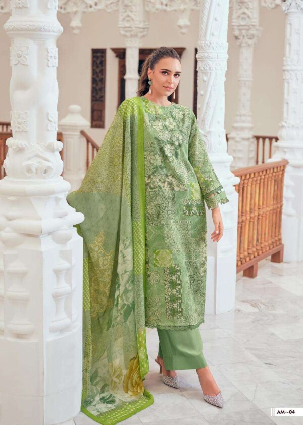 My Fashion Road Varsha Asmira Exclusive Linen Cotton Ladies Suit | AM-04
