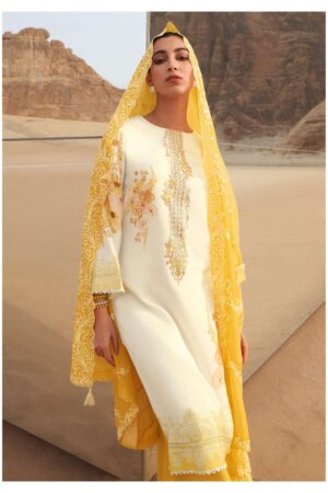 My Fashion Road Varsha Ivory Latest Designer Ladies Cotton Suit | VI-02