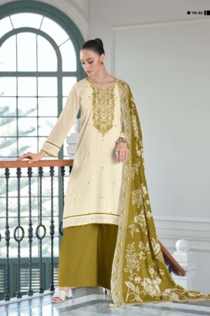 My Fashion Road Varsha Veda Designer Woven Cotton Ladies Suit | VD-02