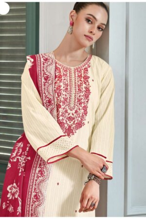 My Fashion Road Varsha Veda Designer Woven Cotton Ladies Suit | VD-03