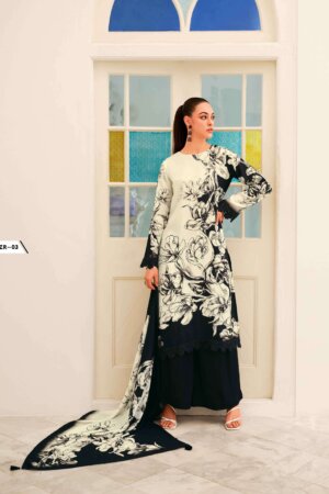 My Fashion Road Varsha Zuri Fancy Digital Print Muslin Ladies Suit | ZR-03