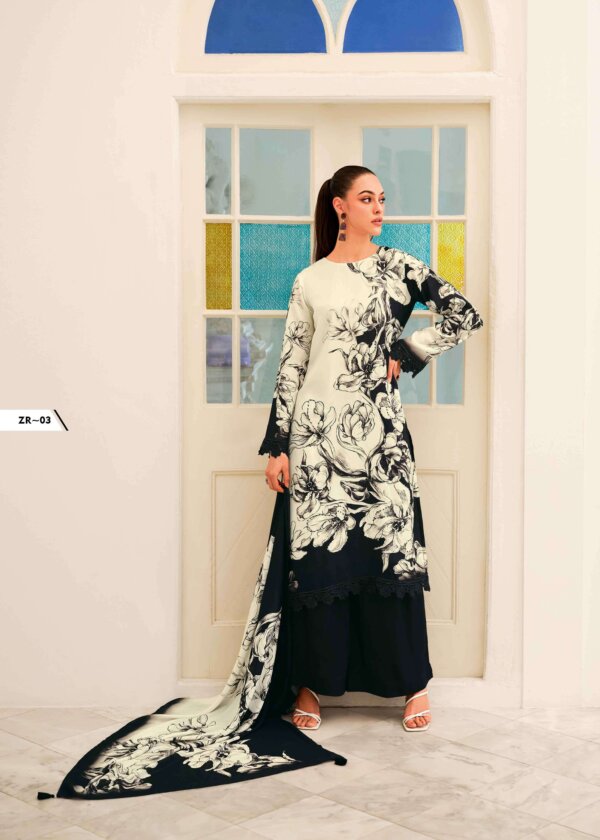 My Fashion Road Varsha Zuri Fancy Digital Print Muslin Ladies Suit | ZR-03