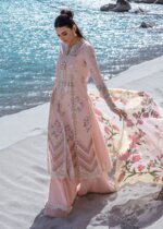My Fashion Road Crimson Luxury Unstiched Lawn Collection 2024 | Sarfaraz | Forget Me Not – Sorbet Pink