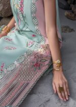 My Fashion Road Crimson Luxury Unstiched Lawn Collection 2024 | Sarfaraz | Sun Kissed – Sea Foam