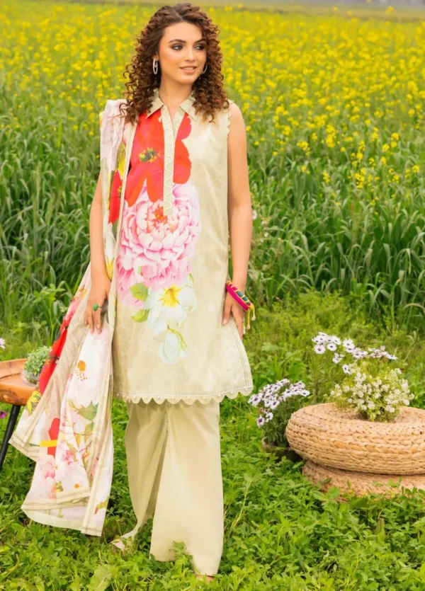 My Fashion Road Gul Ahmed Summer Story Vol 2 Unstitched Collection 2024  | CL 42046
