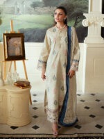 My Fashion Road Faiza Faisal Celine Chikankari Eid Unstitched Collection 2024 | MIEL