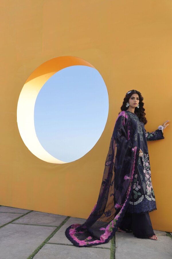 My Fashion Road Maryam Hussain Luxury Lawn Unstitched Collection 2024 | ZOYA