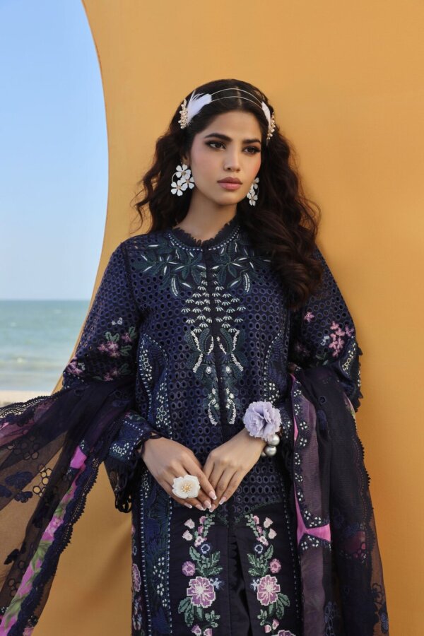 My Fashion Road Maryam Hussain Luxury Lawn Unstitched Collection 2024 | ZOYA