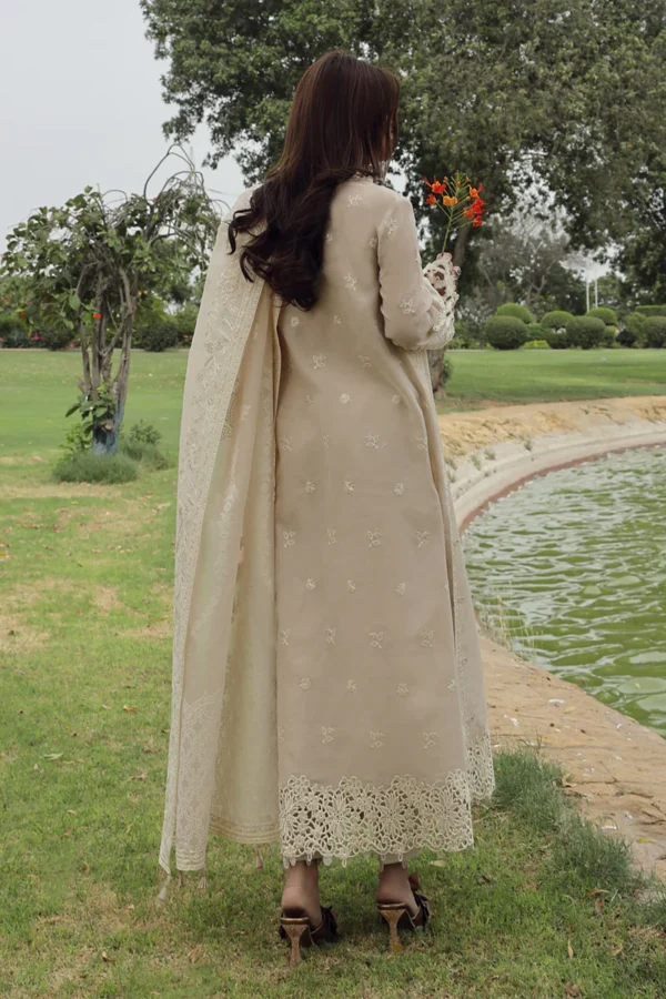 My Fashion Road Qalamkar Festive Unstitched Lawn Suit 2024 | PS-02