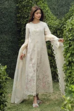 My Fashion Road Qalamkar Festive Unstitched Lawn Suit 2024 | PS-04