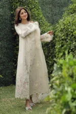 My Fashion Road Qalamkar Festive Unstitched Lawn Suit 2024 | PS-04