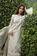 My Fashion Road Qalamkar Festive Unstitched Lawn Suit 2024 | PS-11