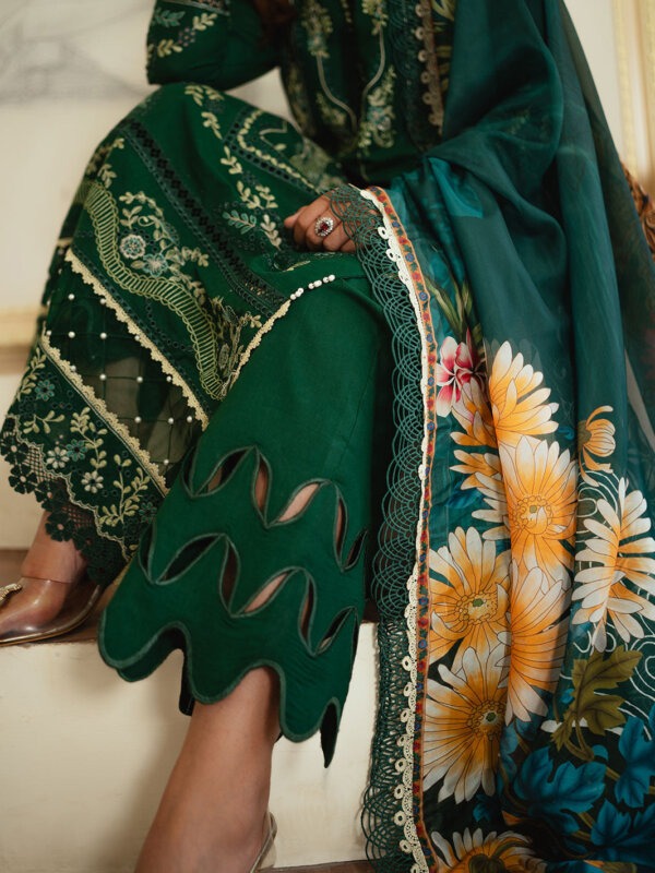 My Fashion Road Faiza Faisal Celine Chikankari Eid Unstitched Collection 2024 | KANWAL