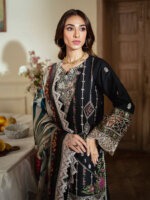 My Fashion Road Faiza Faisal Celine Chikankari Eid Unstitched Collection 2024 | MEHR