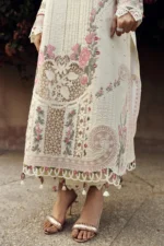 My Fashion Road Qalamkar Festive Unstitched Lawn Suit 2024 | PS-05