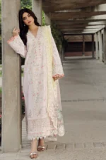 My Fashion Road Qalamkar Festive Unstitched Lawn Suit 2024 | PS-03